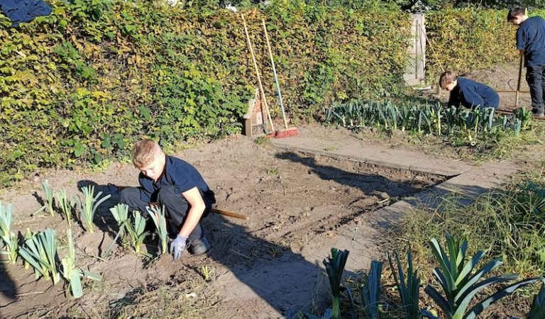praktijkles land- en tuinbouw in de 1ste graad